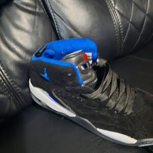 Jordan Blue and Black Sneakers